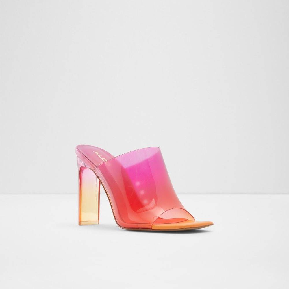 Pink Aldo Ybendaviel High Sandal Heels | 56FDVBQYW