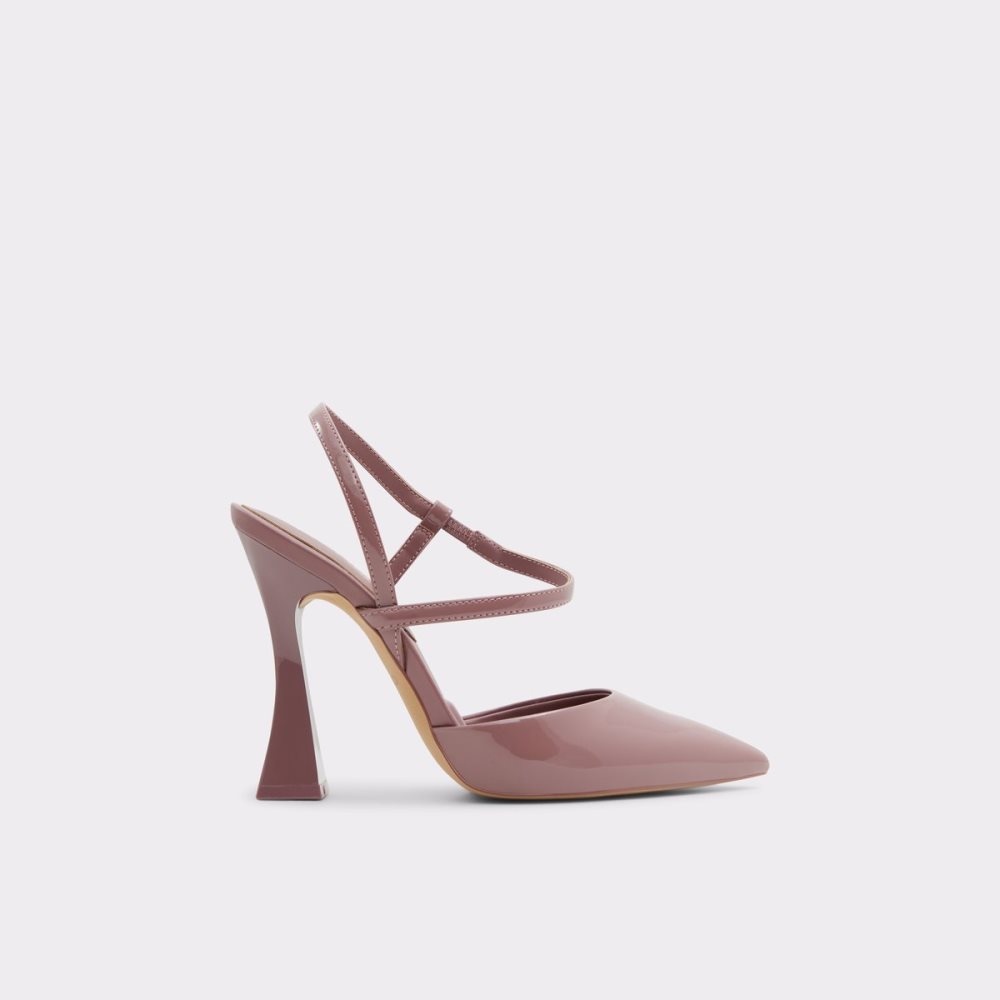 Pink Aldo Zaha Sling Back High Block Heels | 39BUKFDTQ