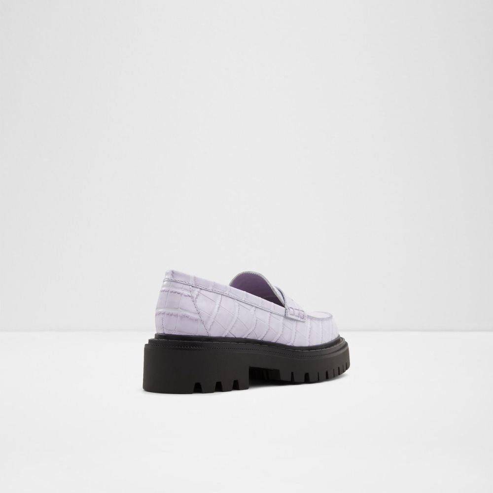 Purple Aldo Bigstrut - Lug Sole Mules | 46IUWOEYB