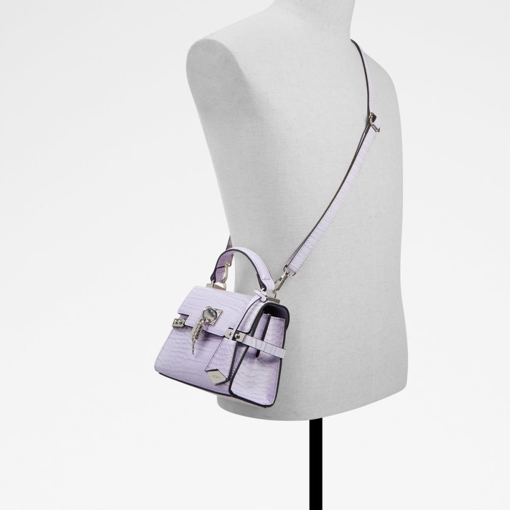 Purple Aldo Vontessa Top Handle Handbag | 04RZLDYFT