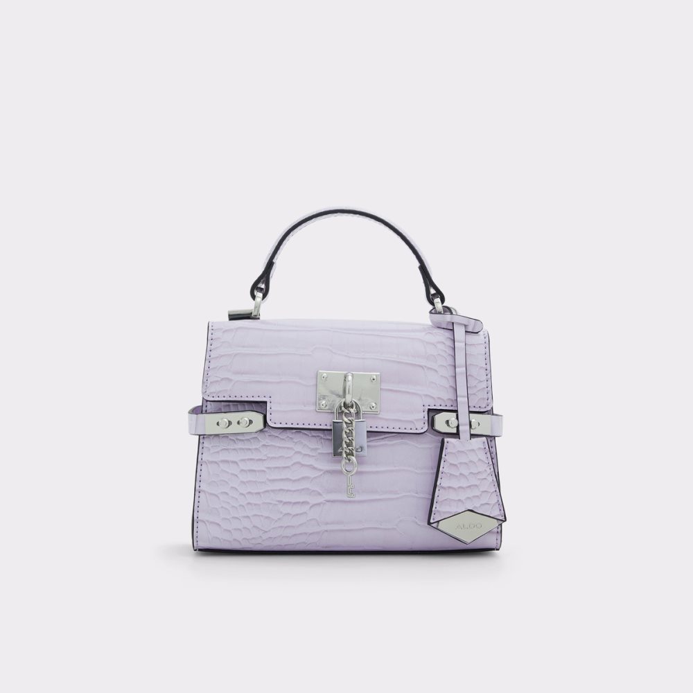 Purple Aldo Vontessa Top Handle Handbag | 04RZLDYFT