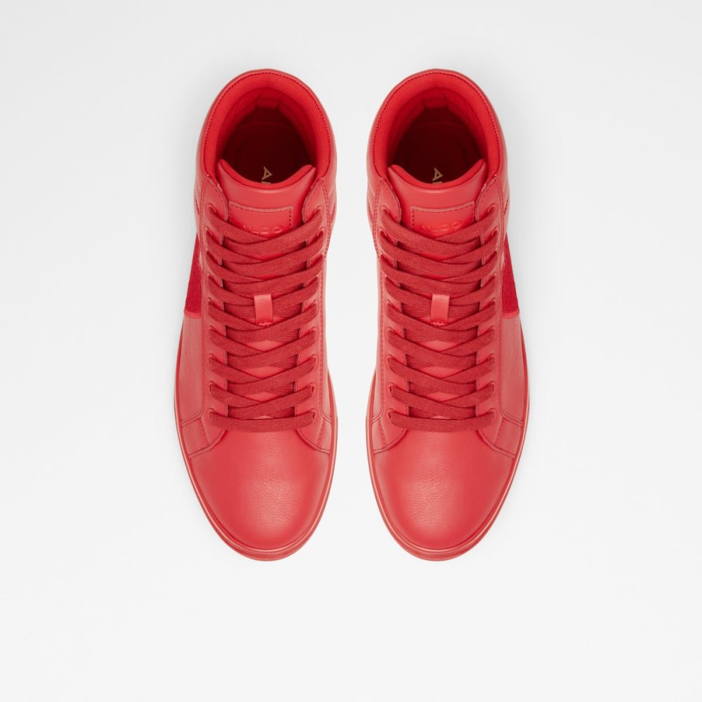 Red Aldo Cupido High Top Sneakers | 09VJEOMKW