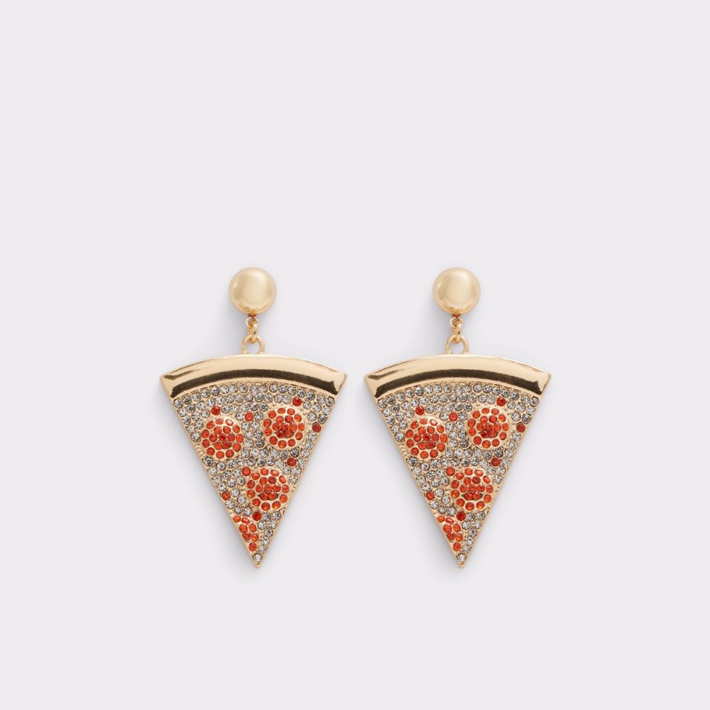 Red Aldo Pizzaa Statement Earrings | 47VMECBLR