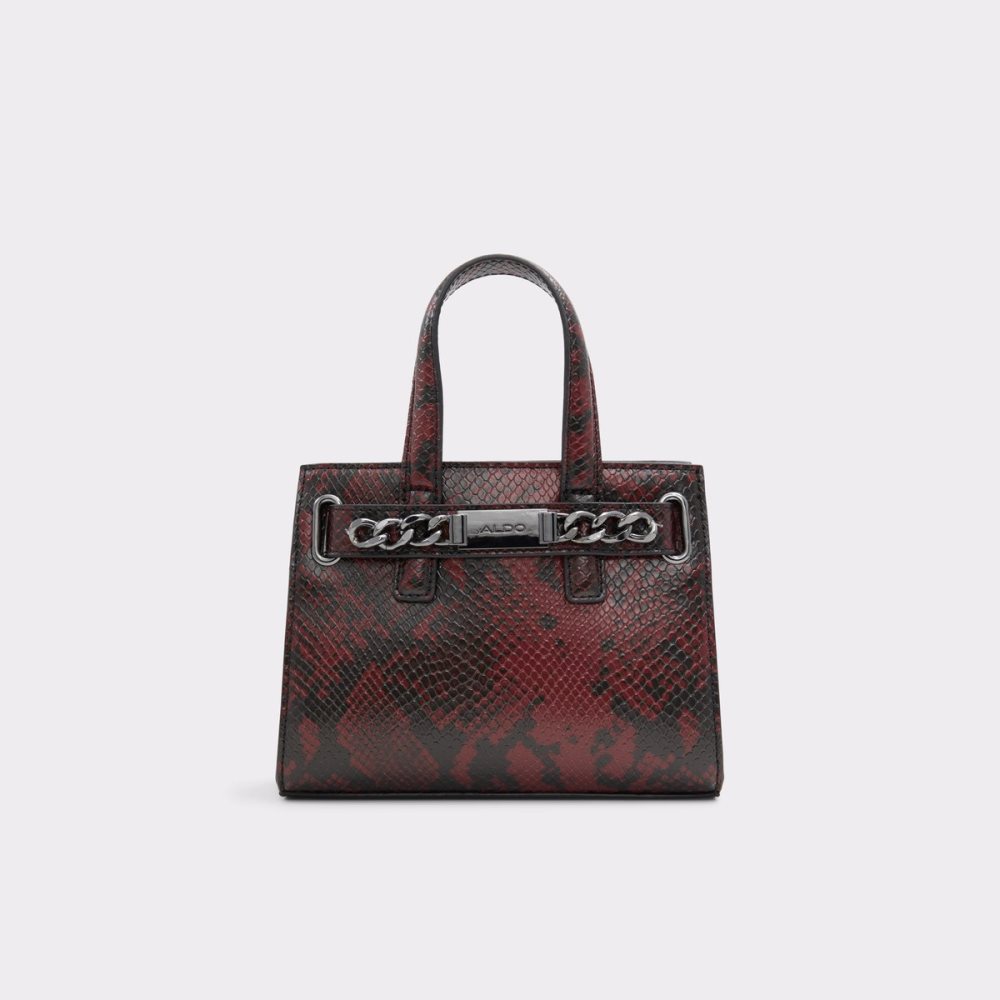 Red Aldo Posa Satchel Tote Bags | 29MCPSJQN