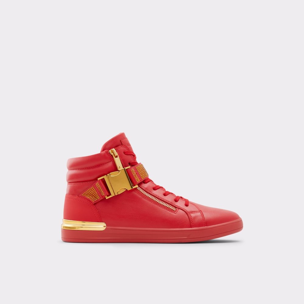 Red Aldo Roger High Top Sneakers | 70YOSUZAK