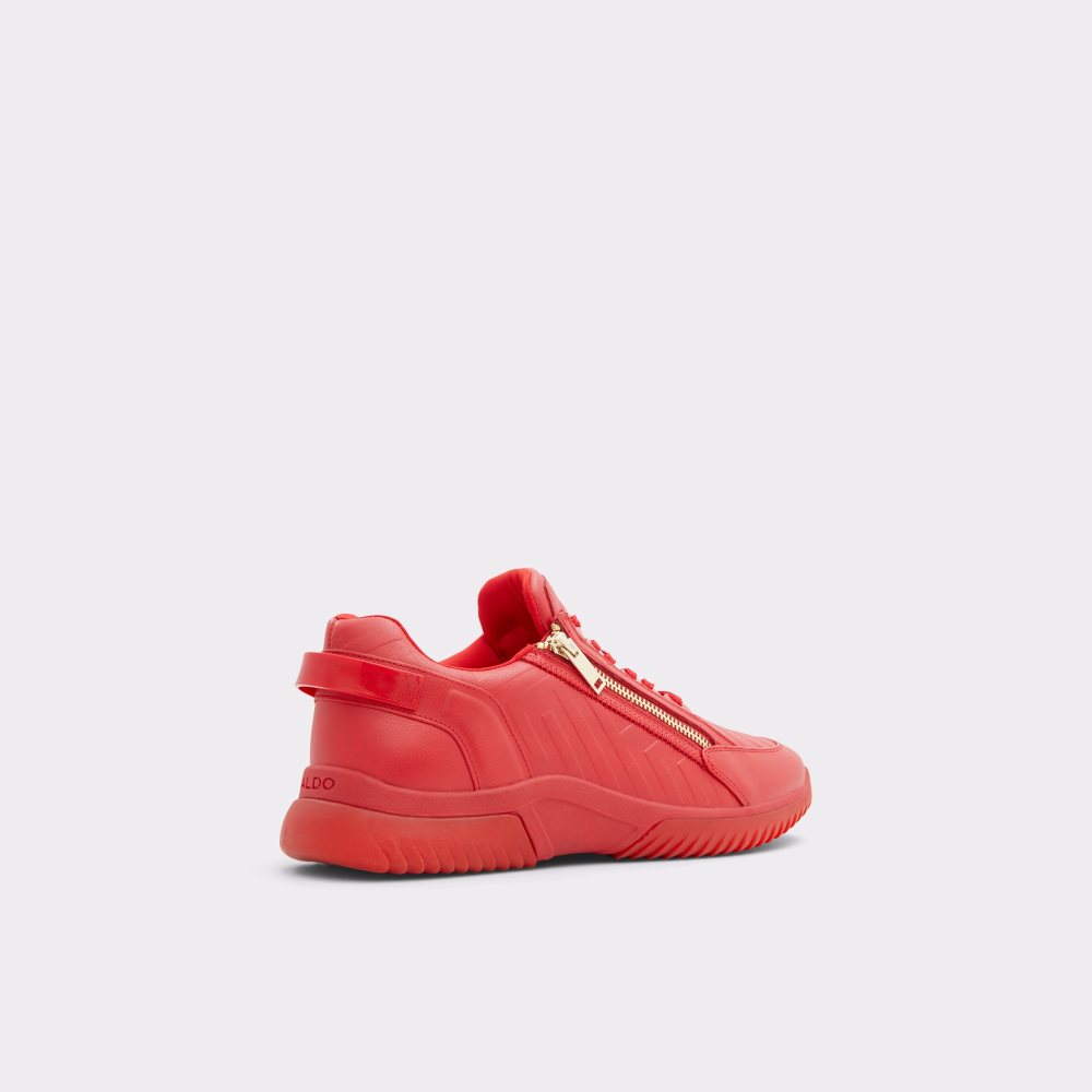 Red Aldo Thompson Low Top Sneakers | 90WJXUMKN