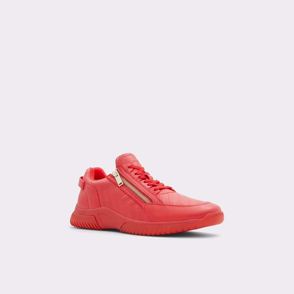 Red Aldo Thompson Low Top Sneakers | 90WJXUMKN