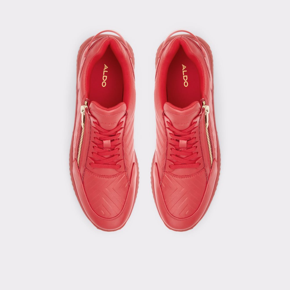 Red Aldo Thompson Low Top Sneakers | 90WJXUMKN