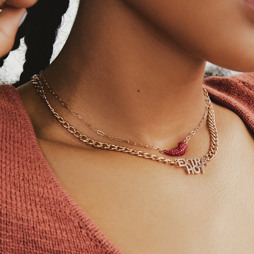 Red Aldo Unirawin Necklace | 87XCYVHDN