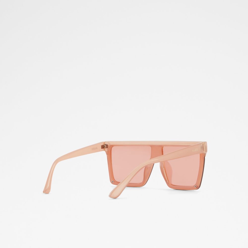 Rose Gold Aldo Brightside Shield Sunglasses | 17XAHLCFB