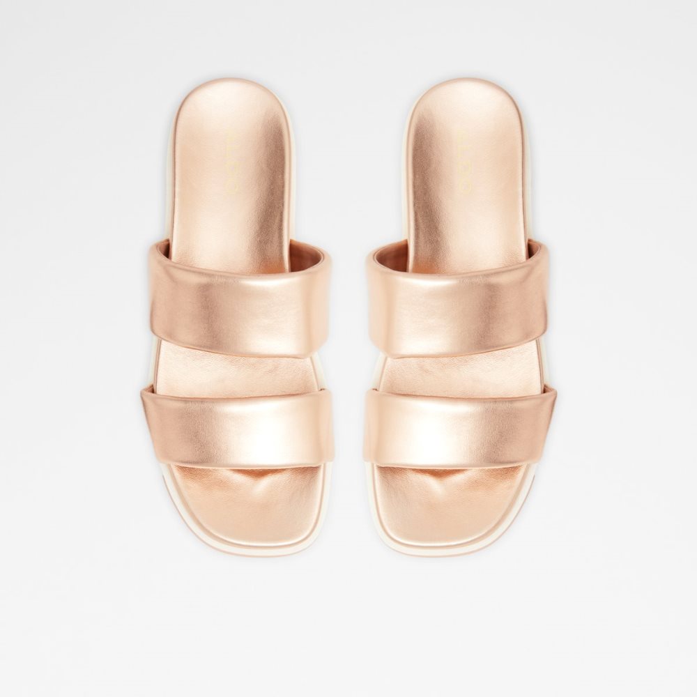 Rose Gold Aldo Cirea Wedge Sandal - Flatform Sandals | 29CAKLPNO