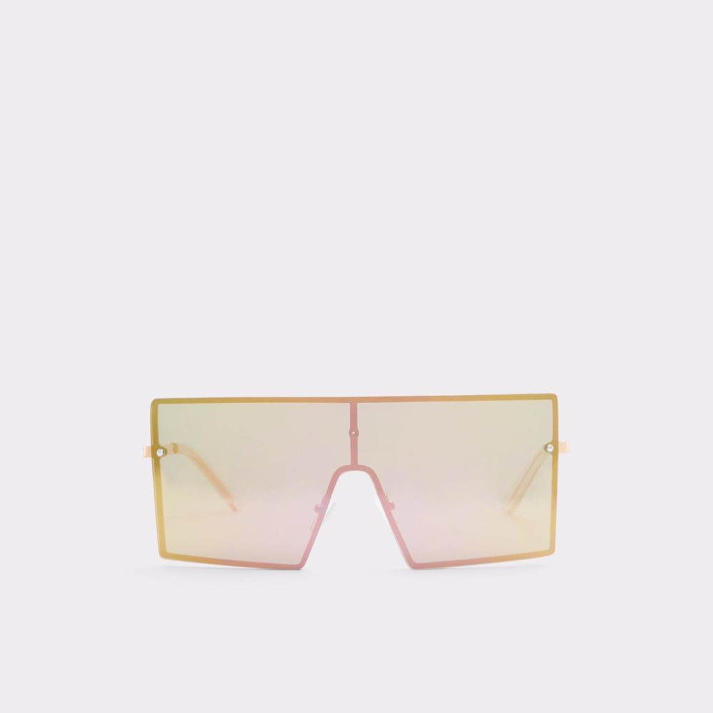 Rose Gold Aldo Dwawen Shield Sunglasses | 32VYRPSKQ