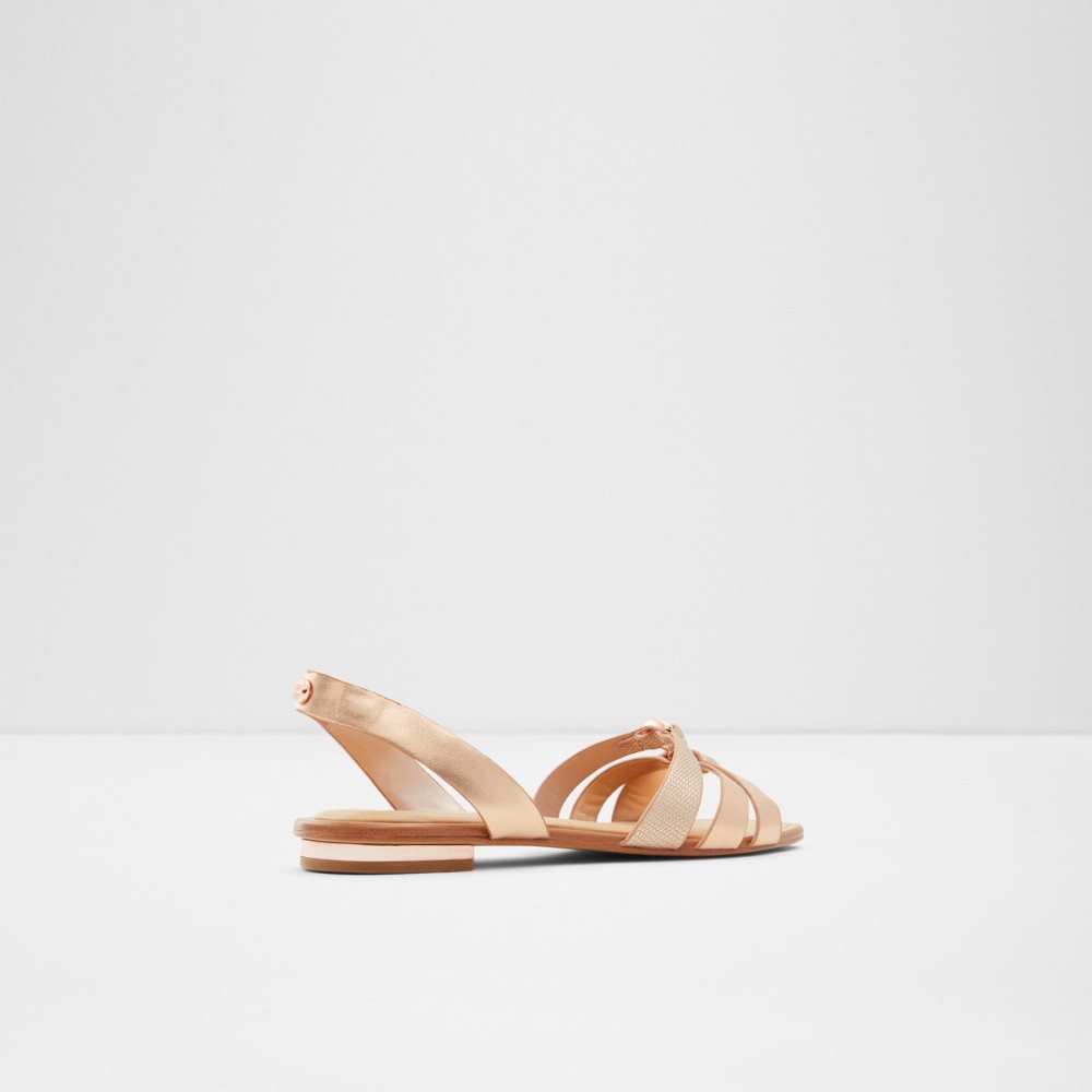 Rose Gold Aldo Marassi Sling Back Sandal Sandals | 65ILSGTMW