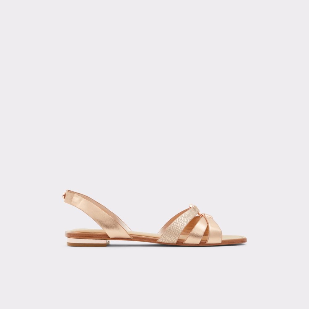 Rose Gold Aldo Marassi Sling Back Sandal Sandals | 65ILSGTMW