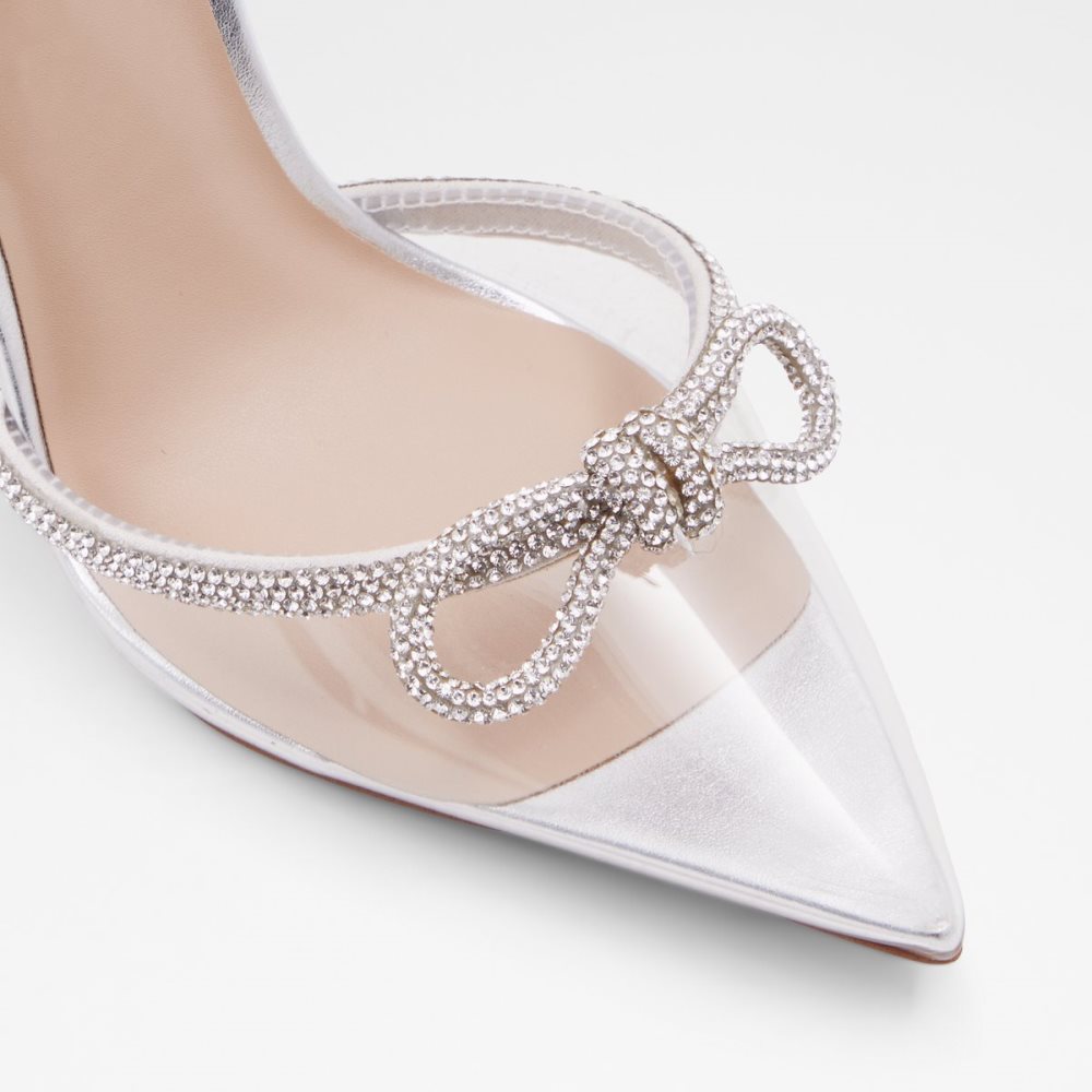 Silver Aldo Halalia High - Stiletto Heels | 04EBSGRIH