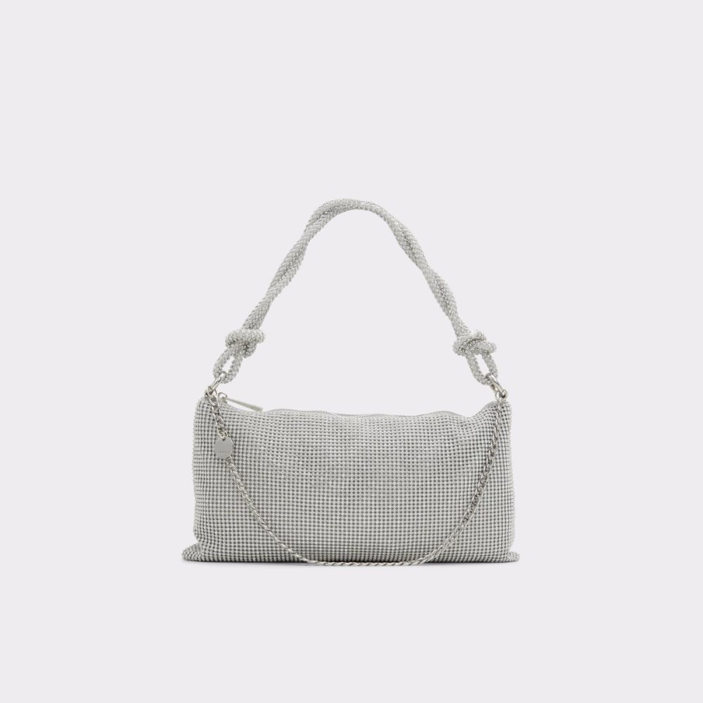 Silver Aldo Lustro Shoulder Bags | 46LUXCJEI