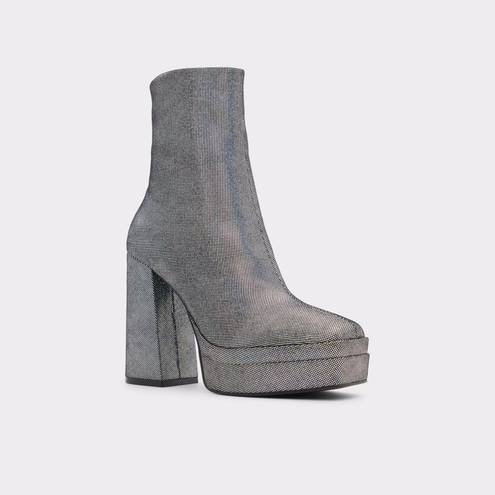 Silver Aldo Millenia #name? Ankle Boots | 60NMUBELR