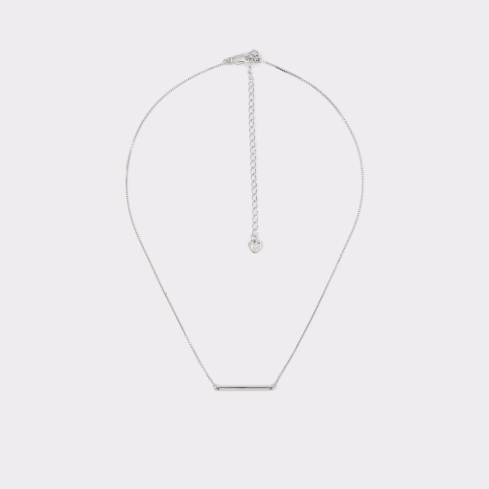 Silver Aldo Ziven Necklace | 39BYEZPSJ