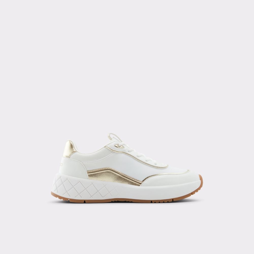 White Aldo Adrela Jogger Sole Sneakers | 37XJQOPLM