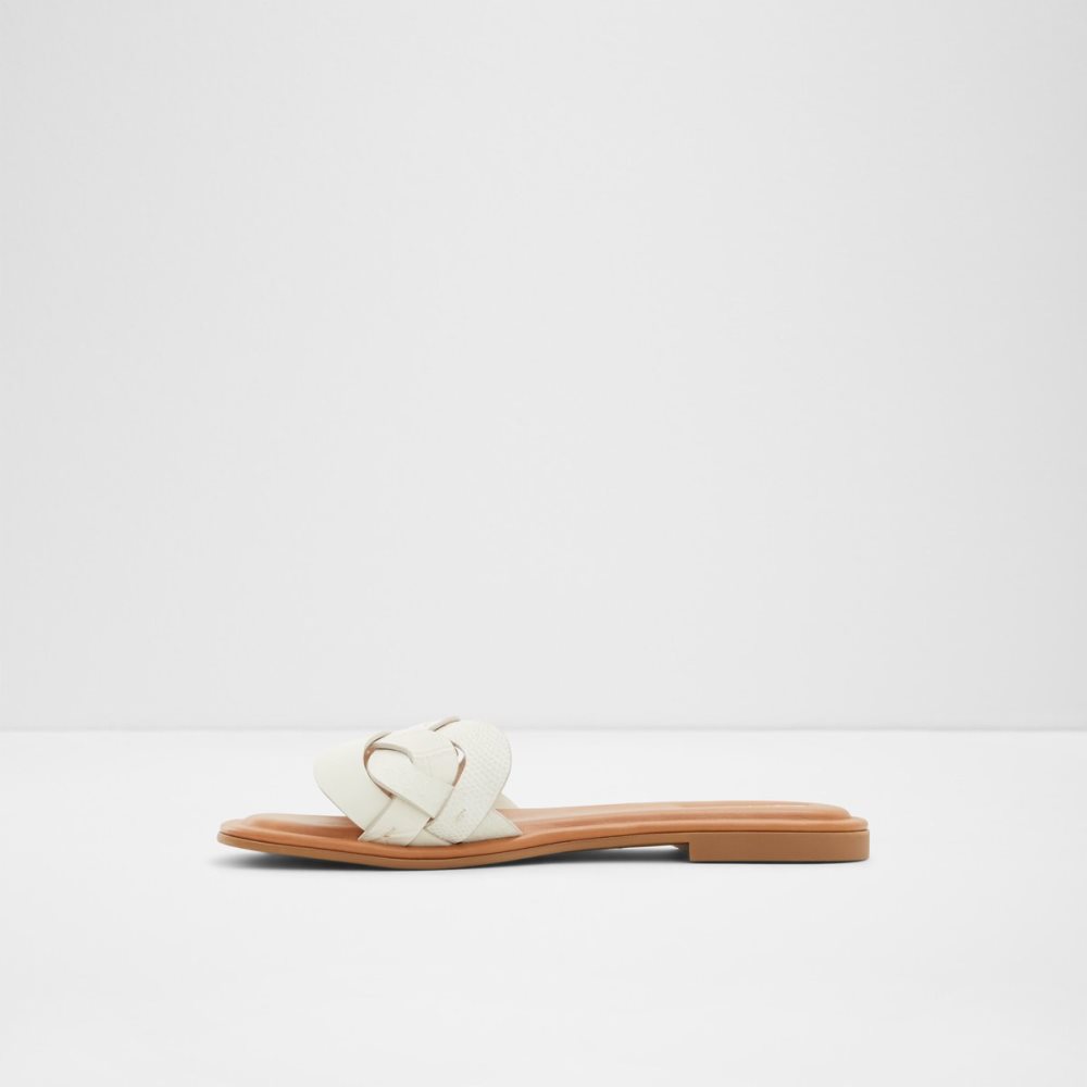 White Aldo Adwilaviel Slide Sandal Sandals | 25GEZKUTO