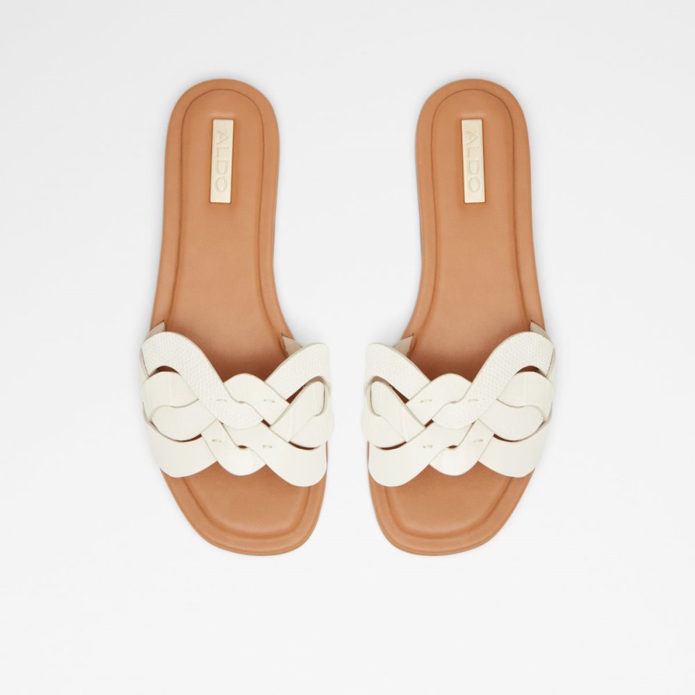 White Aldo Adwilaviel Slide Sandal Sandals | 25GEZKUTO