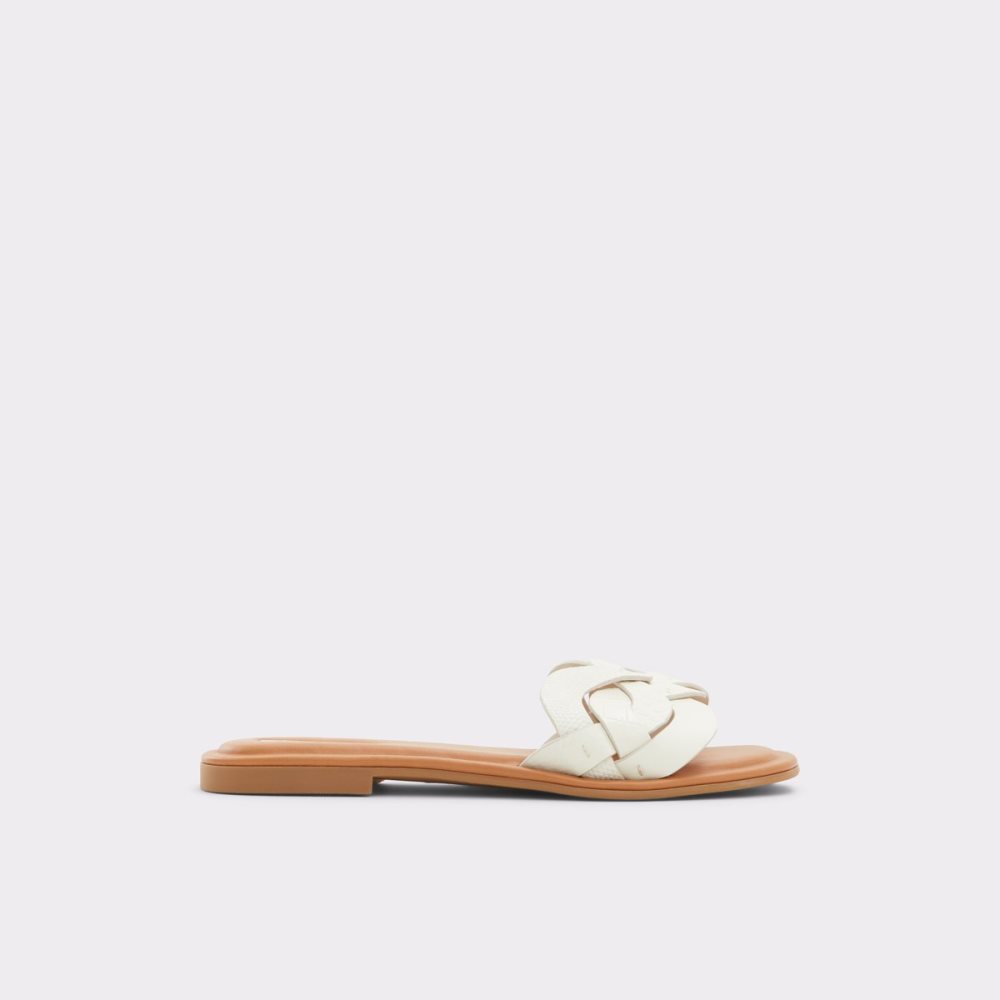 White Aldo Adwilaviel Slide Sandal Sandals | 25GEZKUTO