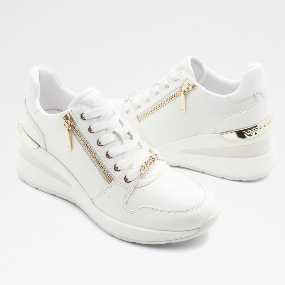 White Aldo Adwiwiax Wedge - Wedge Sneakers | 41MYHUGVO