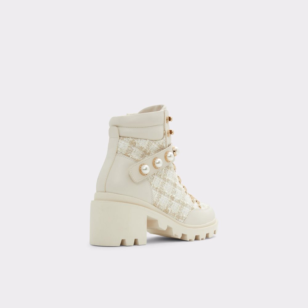 White Aldo Afirasean - Lug Sole Combat Boots | 89WKJNEZX