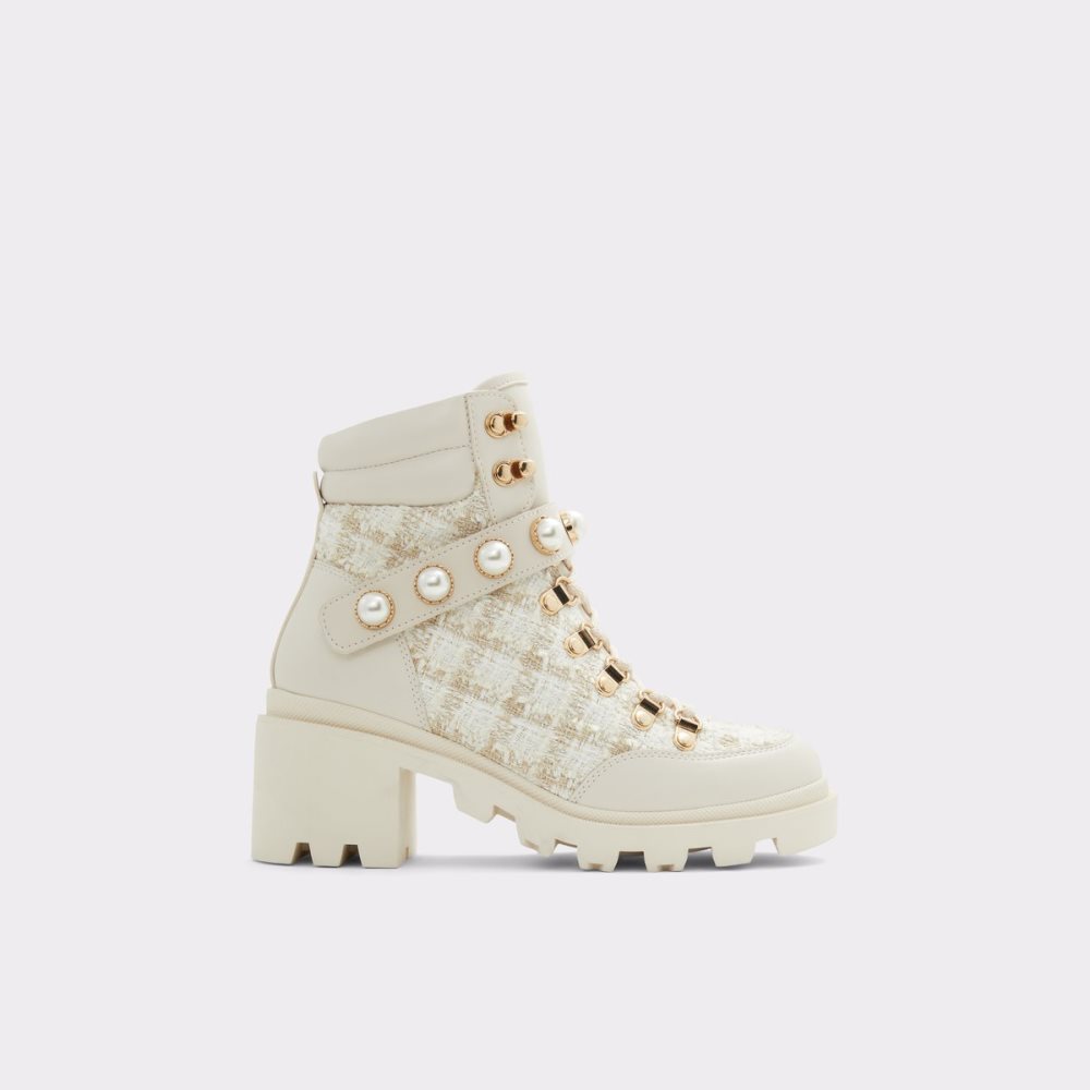 White Aldo Afirasean - Lug Sole Combat Boots | 89WKJNEZX