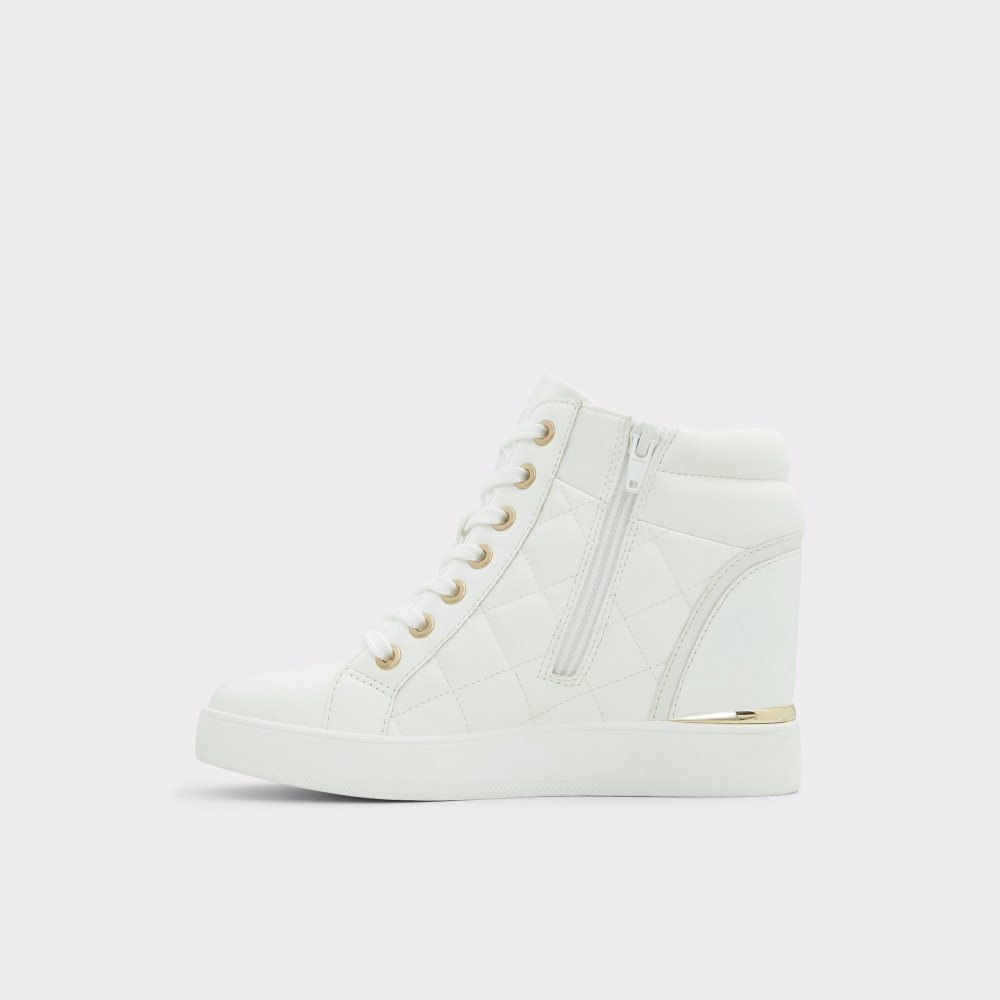 White Aldo Ailannah High Top - Wedge Sneakers | 56AVWPHMD