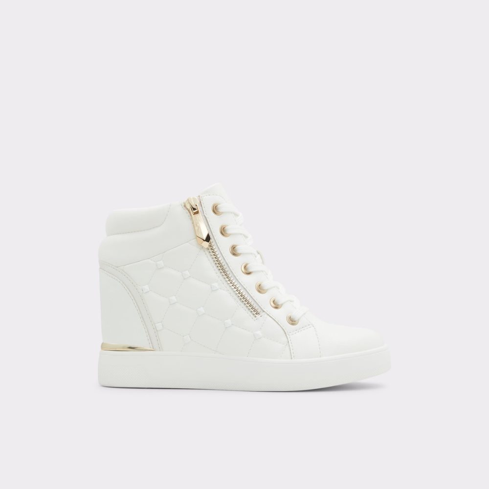 White Aldo Ailannah High Top - Wedge Sneakers | 56AVWPHMD