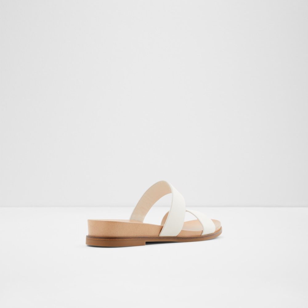 White Aldo Aliawen Slide Sandal Sandals | 74EVYGPAS