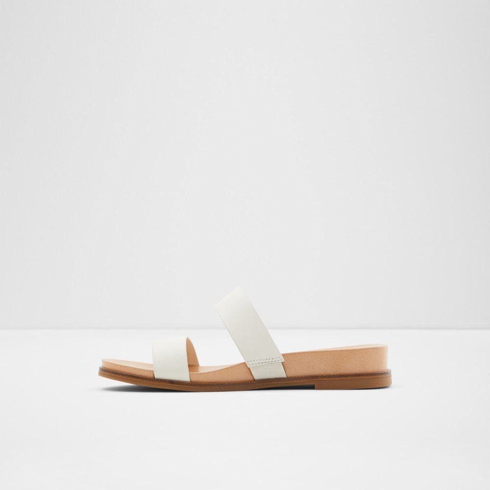 White Aldo Aliawen Slide Sandal Sandals | 74EVYGPAS