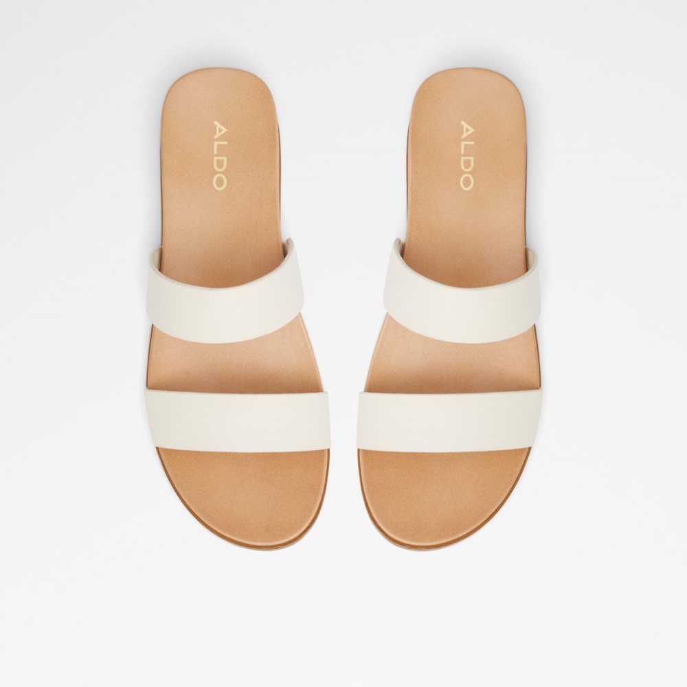 White Aldo Aliawen Slide Sandal Sandals | 74EVYGPAS