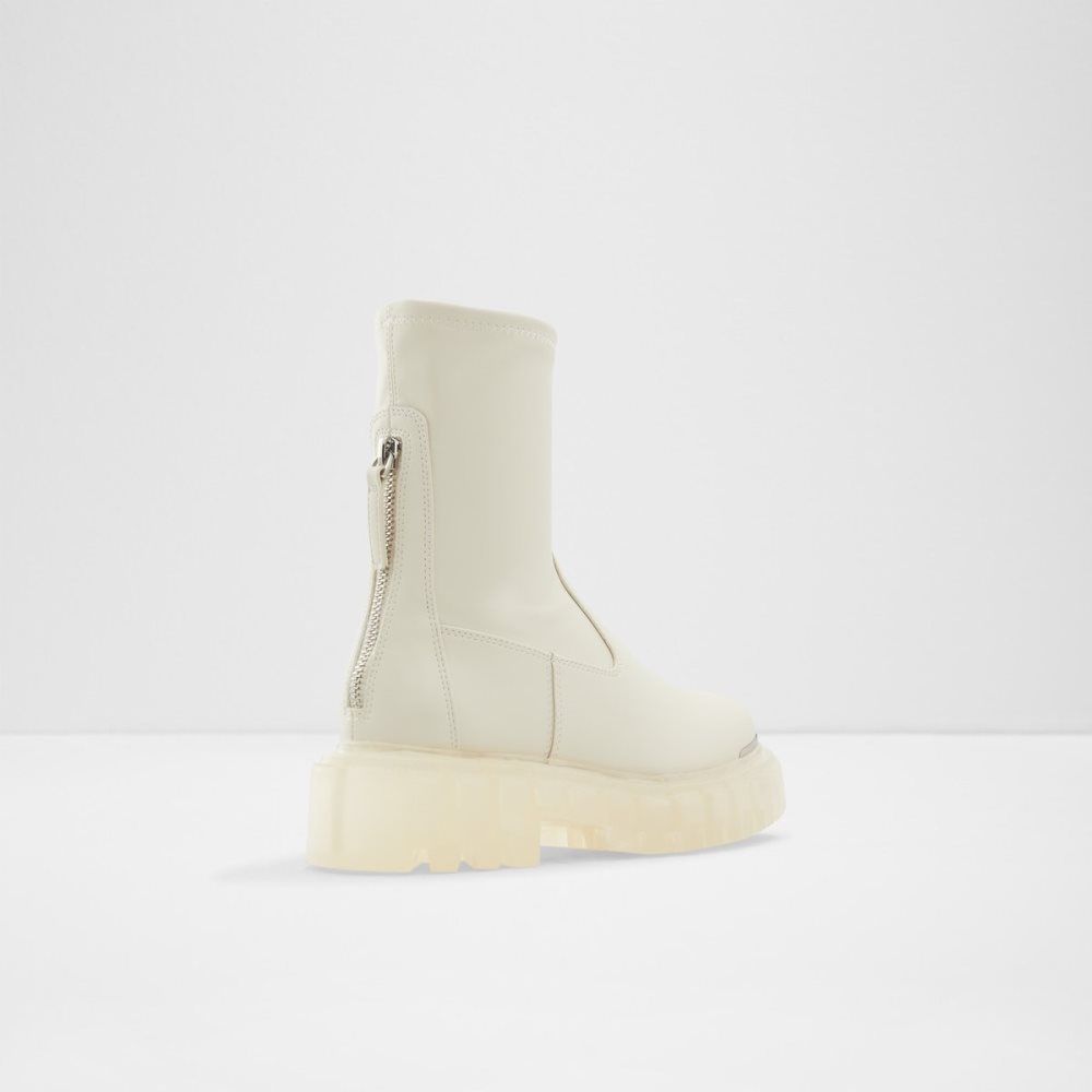 White Aldo Alima - Lug Sole Ankle Boots | 85BVISJDN