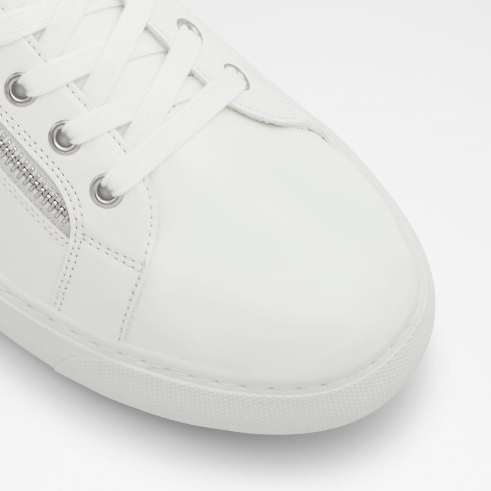 White Aldo Alpha High Top - Cup Sole Sneakers | 71EFUIRXH