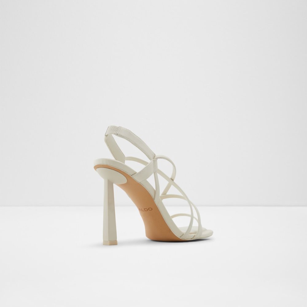 White Aldo Amilia Strappy High Sandal Sandals | 93YUCDNPG