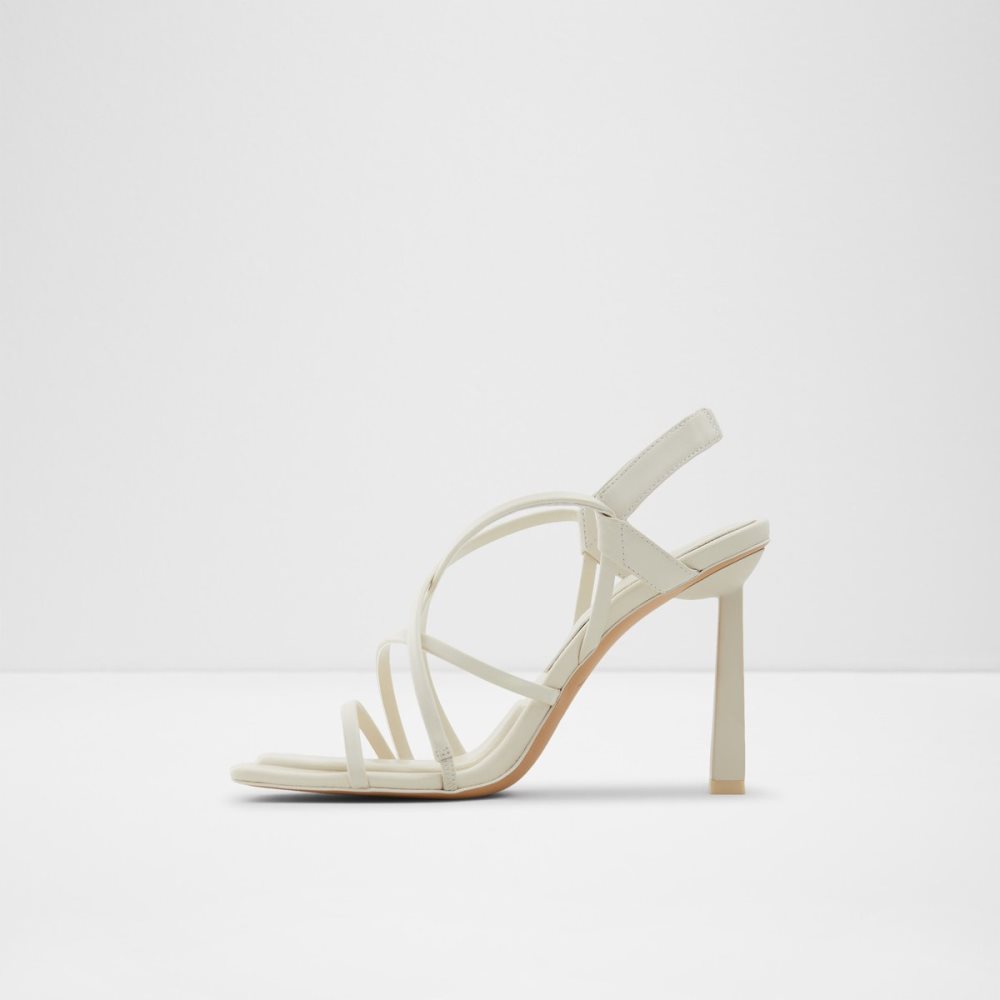 White Aldo Amilia Strappy High Sandal Sandals | 93YUCDNPG