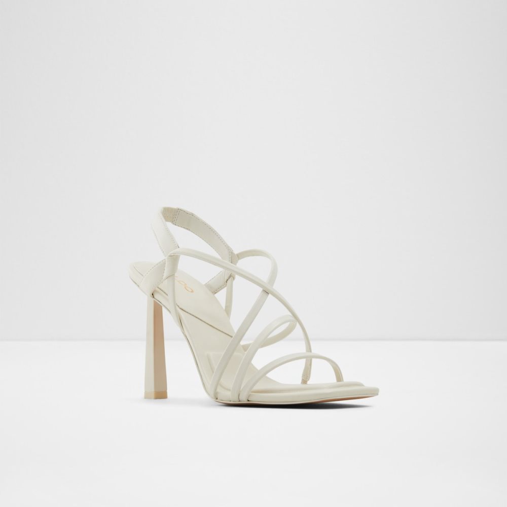 White Aldo Amilia Strappy High Sandal Sandals | 93YUCDNPG