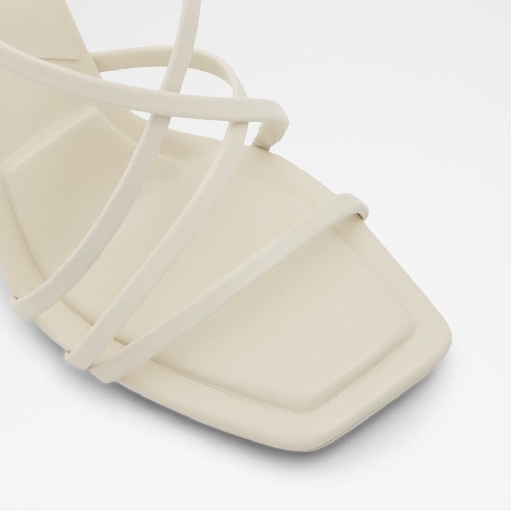 White Aldo Amilia Strappy High Sandal Sandals | 93YUCDNPG