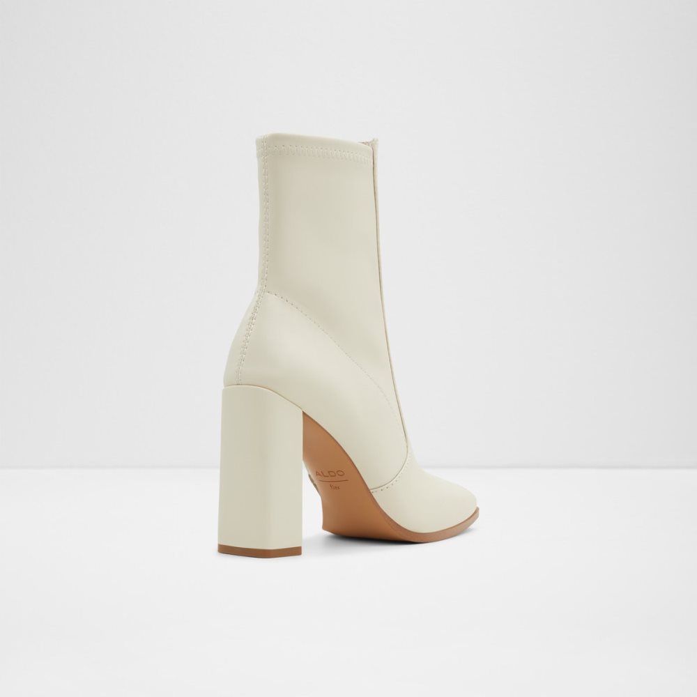 White Aldo Audrella Ankle Boots | 49MZNVRQA