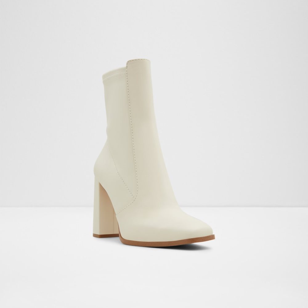 White Aldo Audrella Ankle Boots | 49MZNVRQA