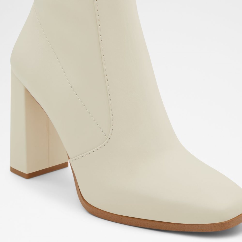 White Aldo Audrella Ankle Boots | 49MZNVRQA