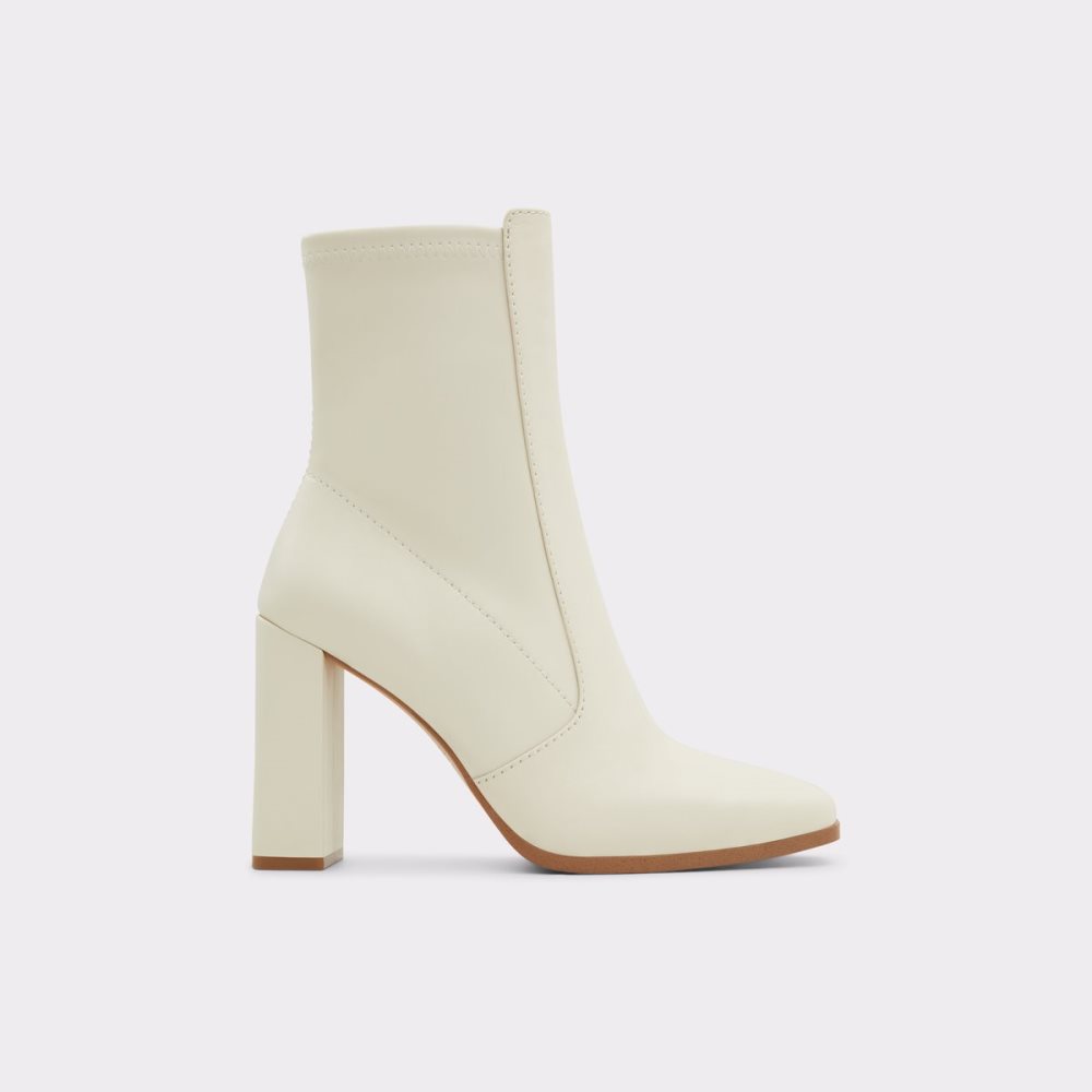 White Aldo Audrella Ankle Boots | 49MZNVRQA