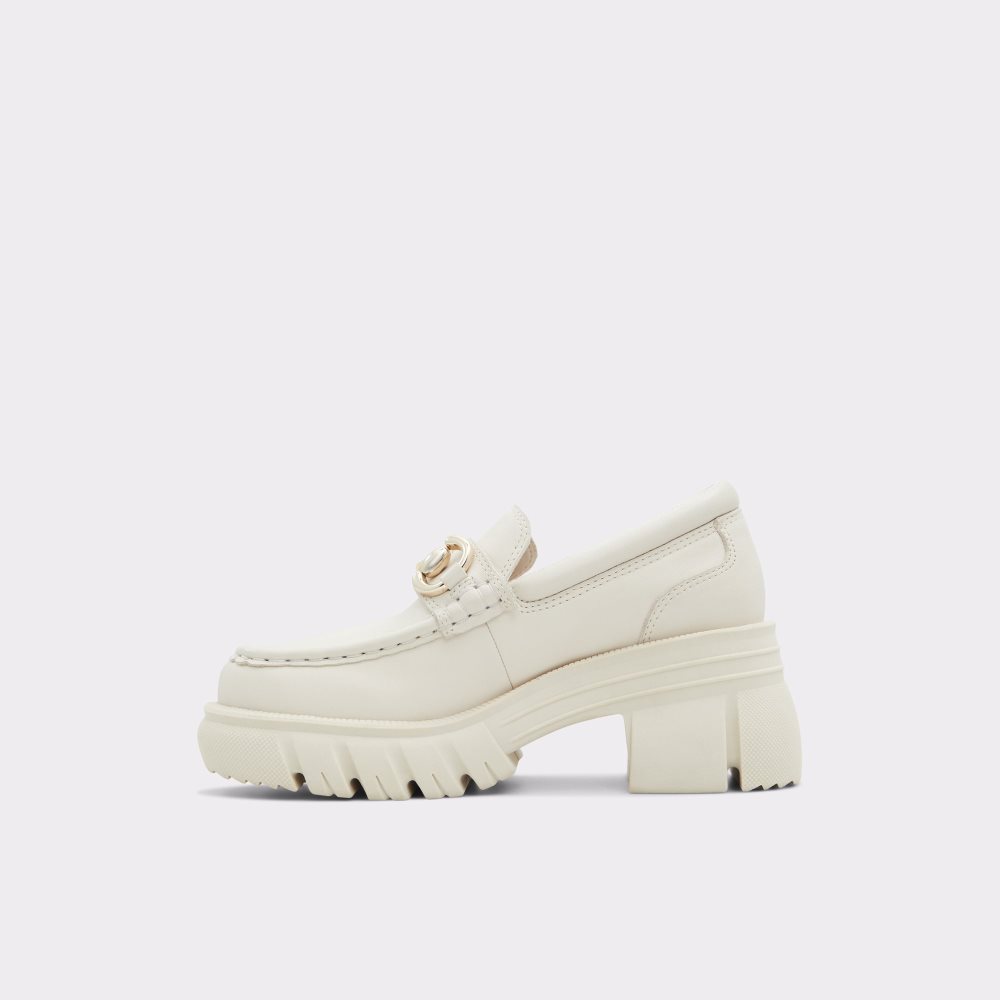 White Aldo Bigwalk - Lug Sole Mules | 07JYFBRTS