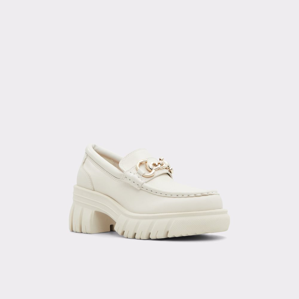 White Aldo Bigwalk - Lug Sole Mules | 07JYFBRTS