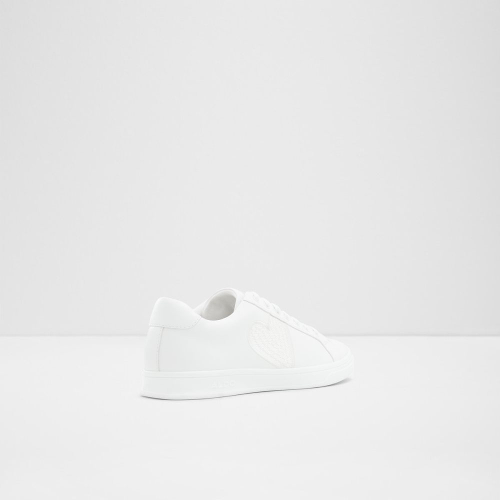 White Aldo Blacktie Low Top Sneakers | 06TASGYZC