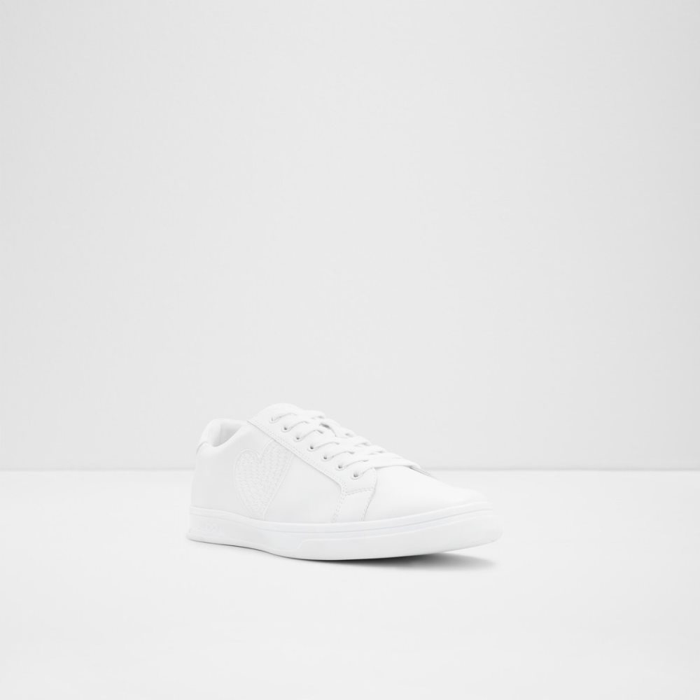 White Aldo Blacktie Low Top Sneakers | 06TASGYZC