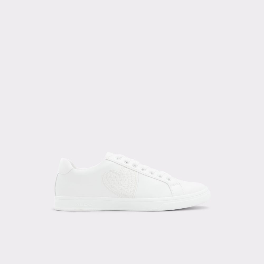 White Aldo Blacktie Low Top Sneakers | 06TASGYZC