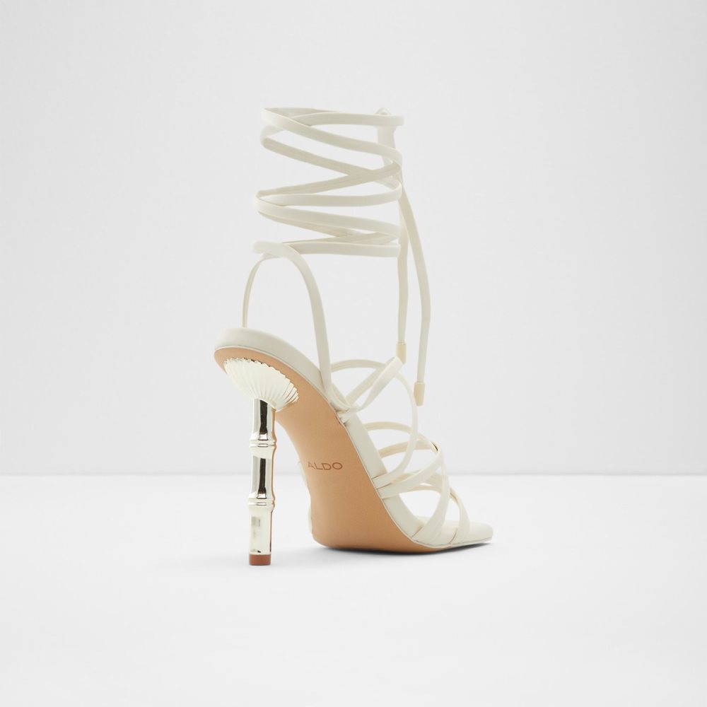 White Aldo Bodisse Strappy Heeled Sandal - Stiletto Heels | 74GVEHMLW